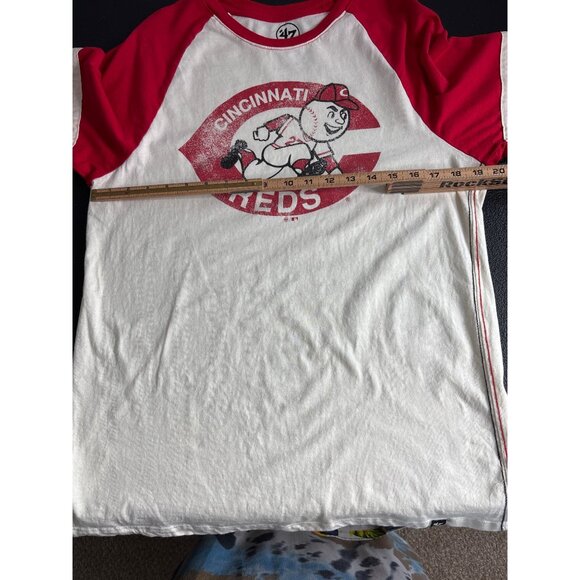 '47 Men's Cincinnati Reds Baseball Tee Shirt Size M NWOT - Picture 5 of 6